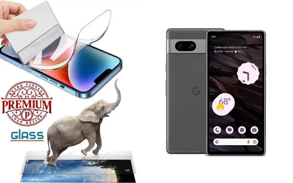 Поліуретанова плівка Google Pixel 7a, Premium, товщина 0,2 мм Київ - фото 1