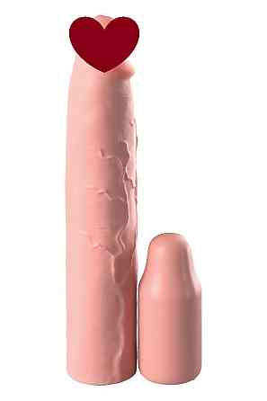 Насадка на пеніс Pipedream Fantasy X-tensions Elite бежева, 23 см Sex Aura Київ