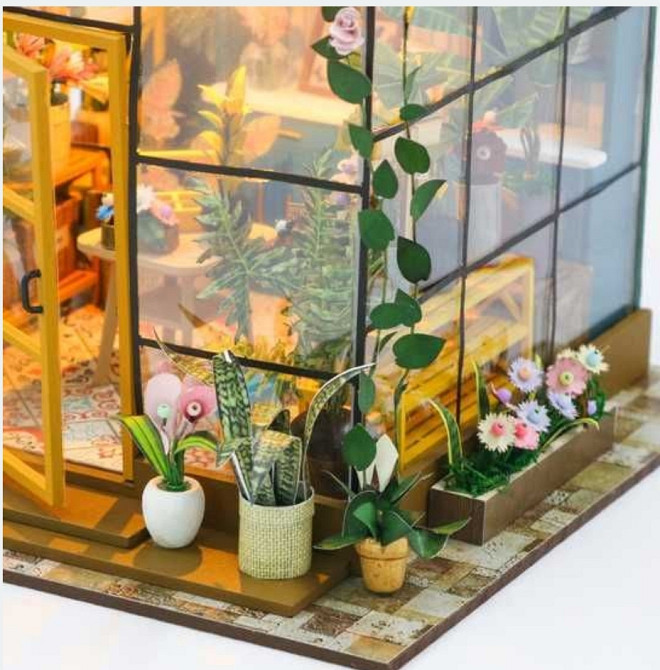 Конструктор 3D румбокс сборная модель цветочная оранжерея. Харьков - изображение 2