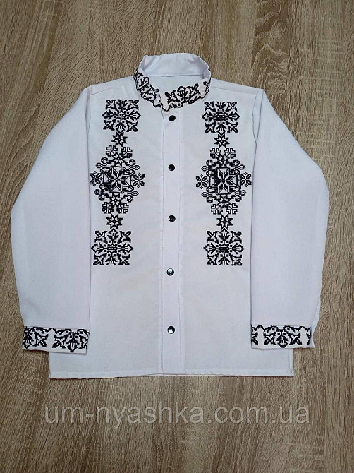 Хлопчача вишиванка "Орнамент" на кнопках Кривий Ріг - фото 2