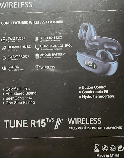 Наушники: TWS TUNE R25 Wireless Харків - фото 2