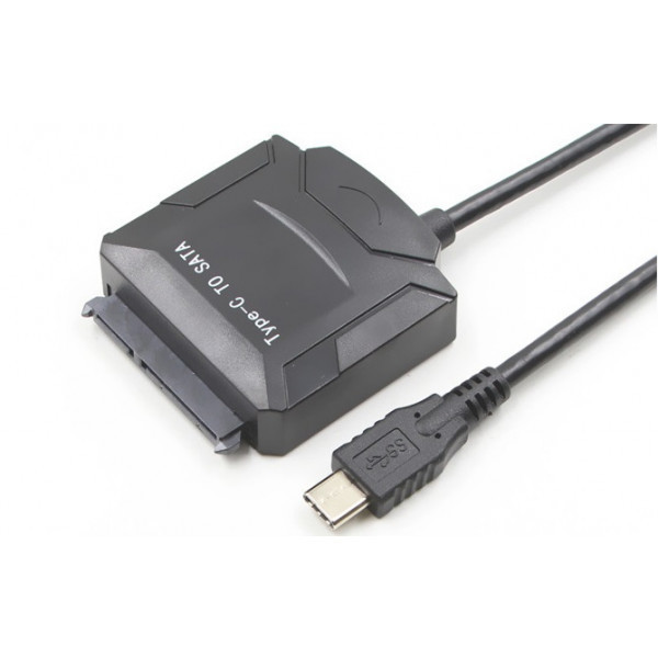 Перехідник USB3.1 Type-C --> SATA III (F) 2.5"/3.5" 7+15pin з БЖ (S0747) Київ - фото 1