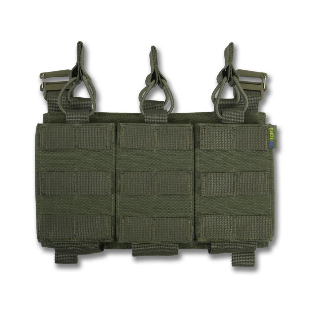 Зʼємна передня панель до плитоноски з підсумками під 3 магазини хакі Київ - фото 2