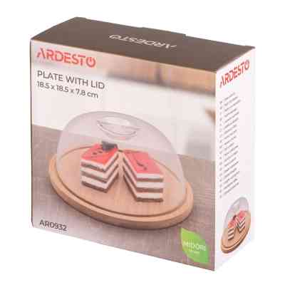 Блюдо Ardesto Midori 18.5х1х7.8см бамбук, пластик (AR0932) Винница