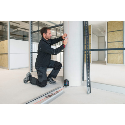 Лазерний нівелір Bosch Professional GCL2-50+RM1+BM3 до 20м, ±0.3мм/м, 4AAx1.5В, IP54, чохол, мішеннь, кейс (0.601.066.F02) Вінниця - фото 3