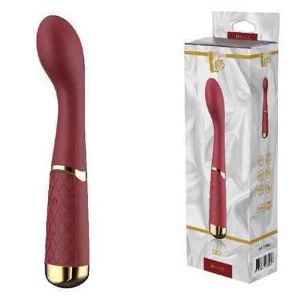 Вибратор для точки G Dream toys Romance Lucy, марсаловый, 19.5 х 3.8 см Sex Aura Киев