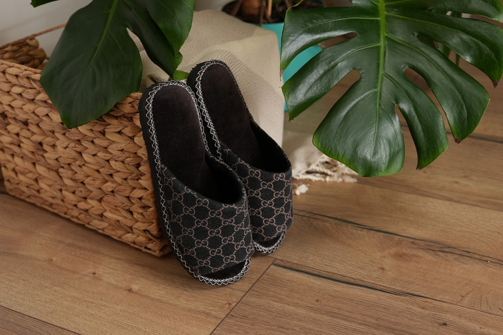 Відкриті капці Чоловічі, коричневі, GG, домашні капці Одеса - фото 16