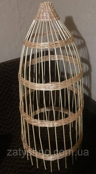 Люстра плетена прозора | люстри в ресторан  | торшери абажури бра велика Київ - фото 5