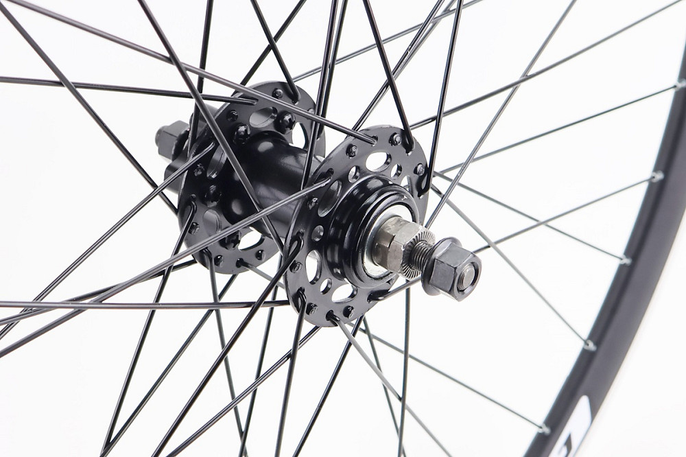 Колесо 27,5" переднє Disk-brake, обід та втулка 14Gx36H алюмінієві, кріпл. гайка, "GRAVITY" Бершадь - изображение 3
