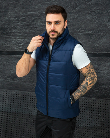 Жилетка чоловіча Синій M Харків