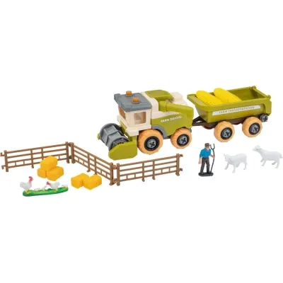 Ігровий набір Otamanko Веселий хутір (трактор із причепом для колод, фермер із коровами) (8806) Вінниця - фото 1