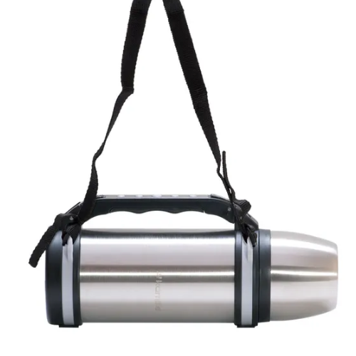 Термос 1000мл з ручкою та ремінцем нержавіюча сталь KAMILLE 2090 Житомир - изображение 10