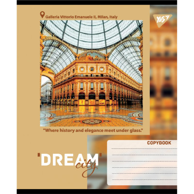Зошит Yes Dream City А5 24 аркушів клітинка (767699) Вінниця - фото 6