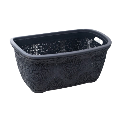 Кошик для білизни 51,5*35,5*25,5см б/кришки антрацит Lace ELIF Житомир