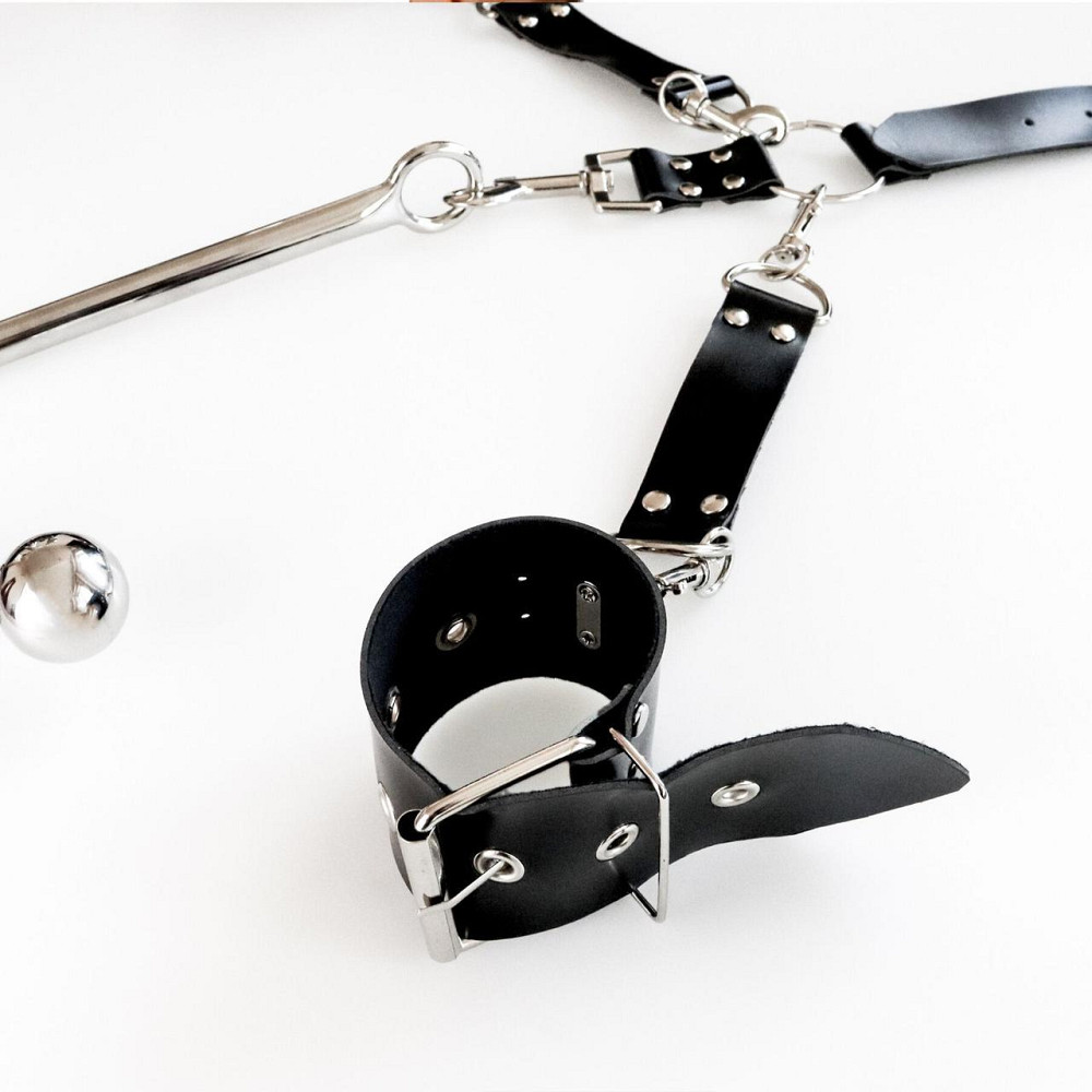 Бондажний набір з металевим анальним гаком Art of Sex Beatrice Bondage set with anal hook № 3 Sex Aura Київ - фото 5
