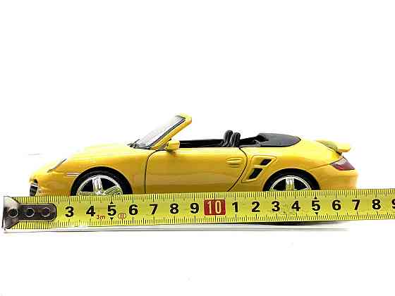 Машина Автосвіт Porsche 911 convertible інерційна відчиняються двері 18 см Жовтий (AP-1932) Чернігів