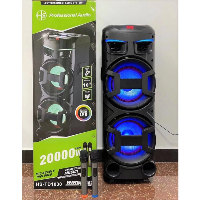 Професійна колонка Hansuo HS-TD1030 аудіосистема X2 Super Bass Вінниця - фото 10