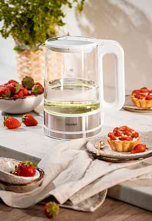 Електрочайник Mesko MS 1301 white 1850-2200Вт/ 1.7л/ скло/ встановлення температури Вінниця