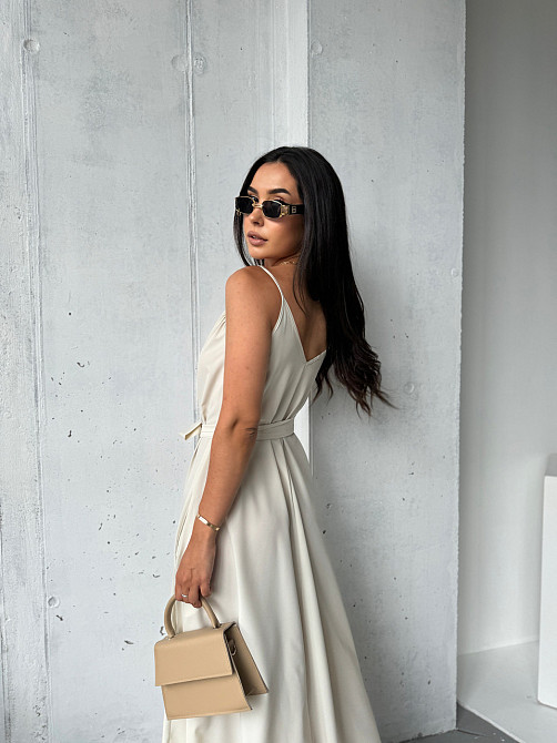 Жіночий літній сарафан максі "Charlotte" оптом | Норма і батал Київ - фото 9