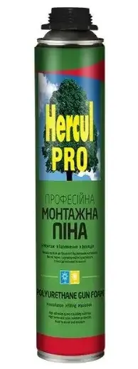 Піна монтажна професійна HERCUL PRO всесезонна 750 мл Киев - изображение 1
