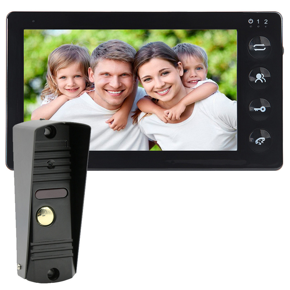 Комплект домофона SEVEN DP-7574 KIT Black Київ - фото 1
