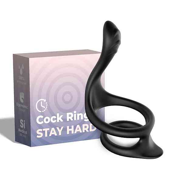 Насадка на пеніс Tail black Sex Aura Київ