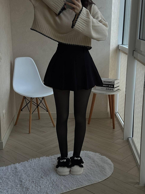 Женские повседневные теплые колготы на меху Одесса - изображение 1