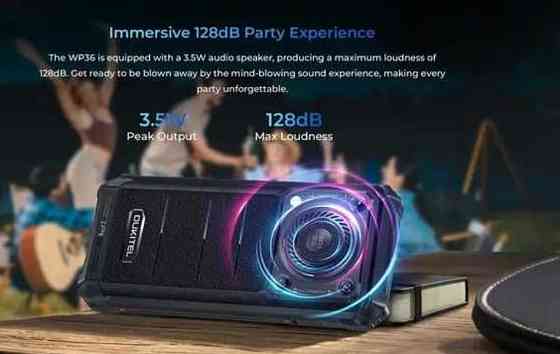 Смартфон Oukitel WP36 8/128Gb Black Гучний динамік 128Дб NFC 10600mAh. Київ