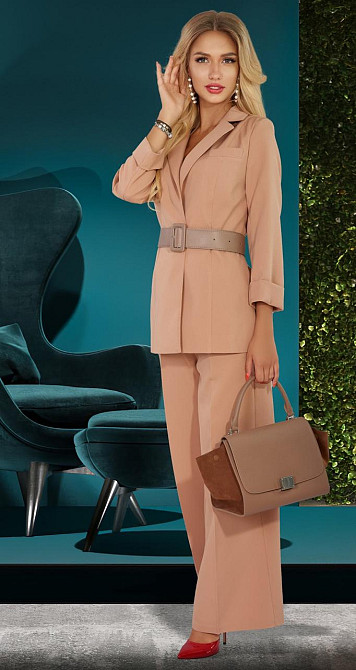 Модний брючний костюм No 4511 Київ - фото 4