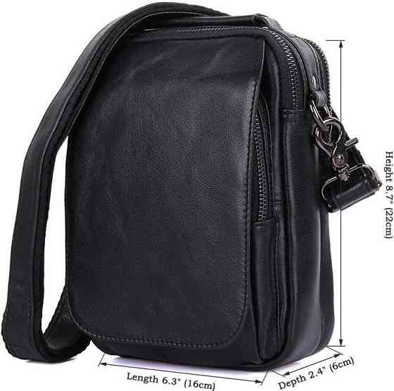 Сумка мужская Vintage 14451 Черная Киев