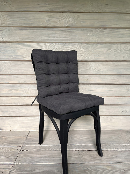 Подушка для стільців (40x40х5 см) Decorator Sparta колір темно-сірий 84-070 Київ - фото 6