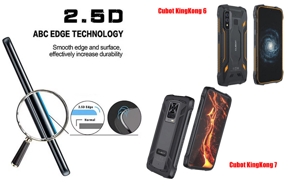 Защитное стекло ArmorGlass для Cubot KingKong 6, KingKong 7 – устойчивое к царапинам и ударам Киев - изображение 2