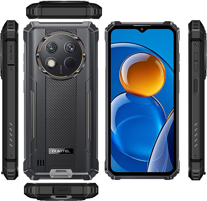 Смартфон Oukitel G1 6.5"HD+ /6GB/256GB/ T606 /10600mAh/48+5Мп/ IP69K /NFC Black Вінниця - фото 2