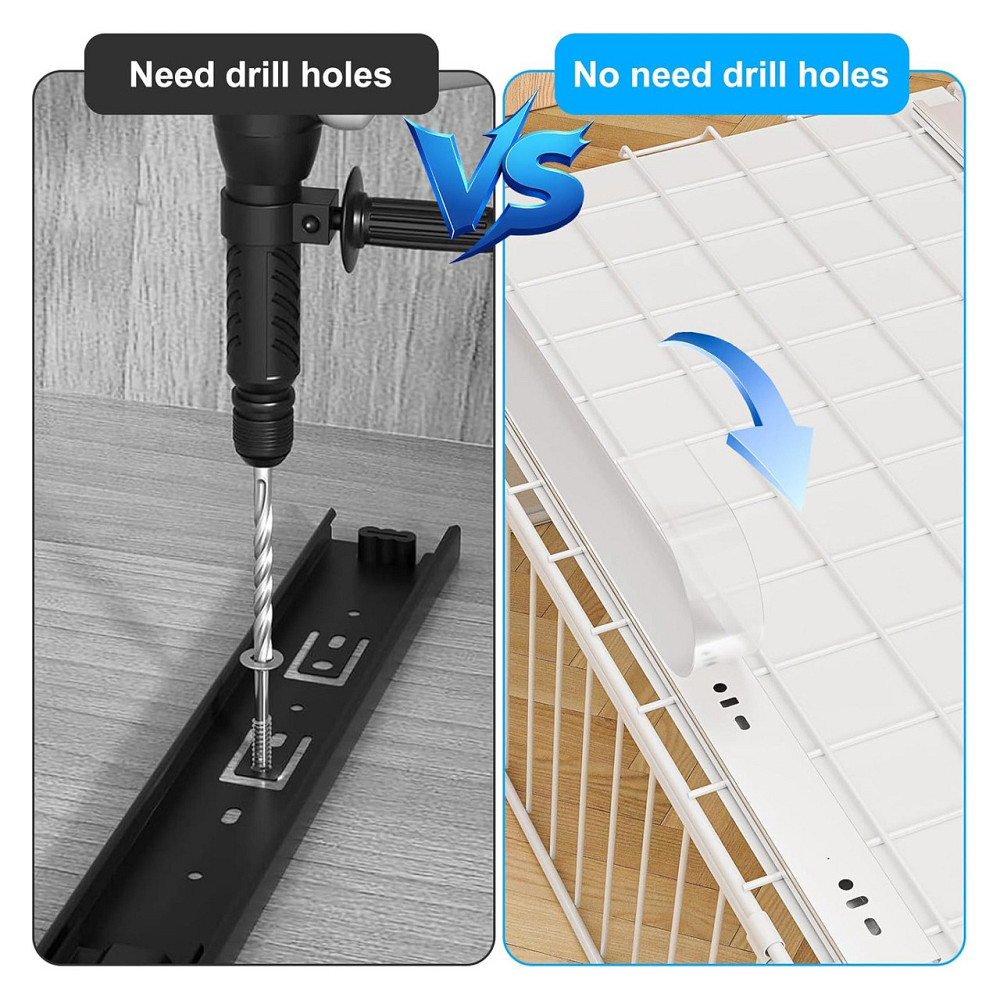 Выдвижной ящик Diealles Extendable Telescopic 24x40x17 см белый Без сверления Киев - изображение 6