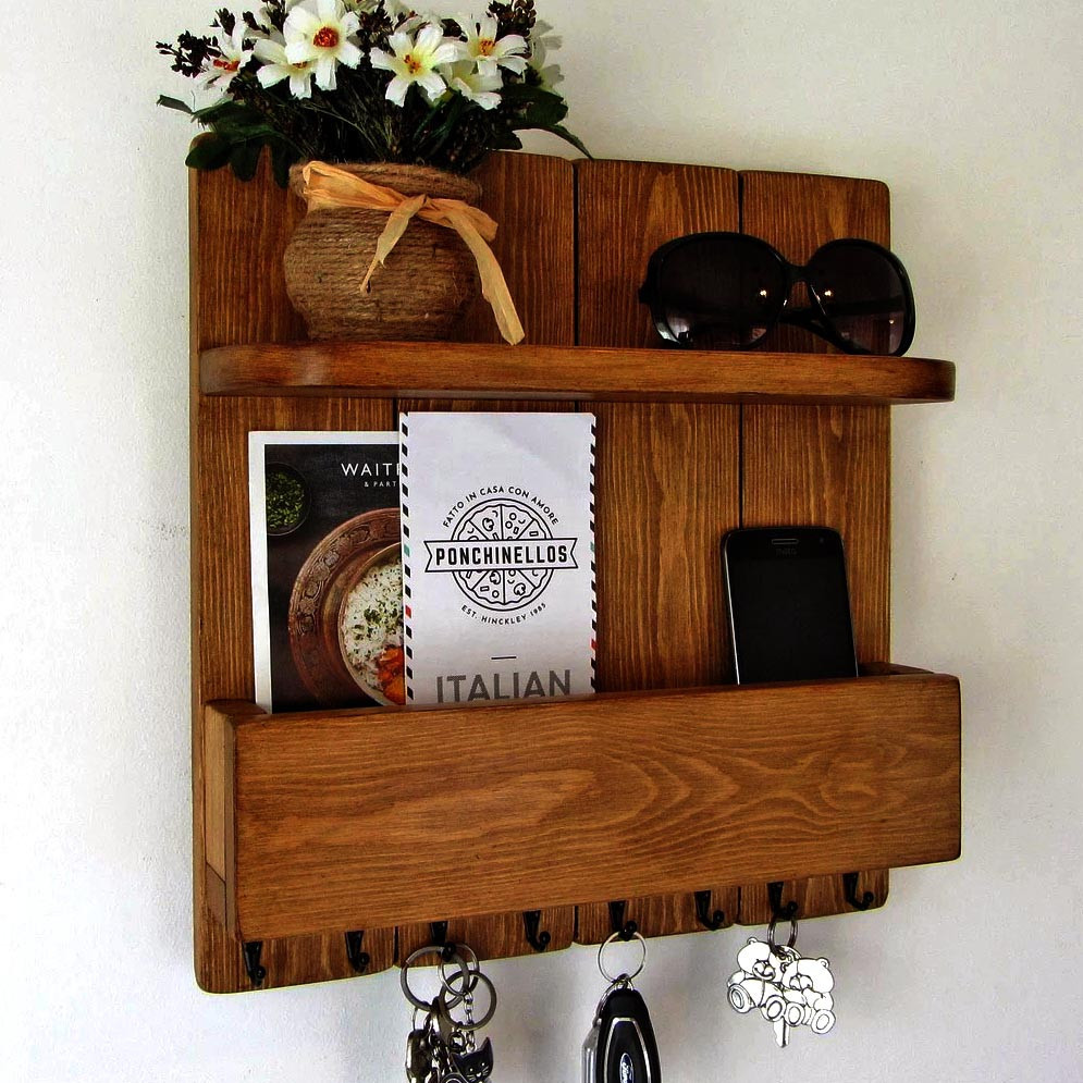 Ключниця дерев'яна "Штанді" латте Миколаїв - фото 1