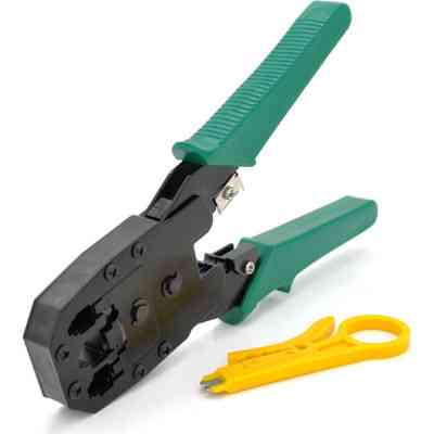 Инструмент Merlion RJ45/12/11, 4P/6P/8P, Green (XL-315 / 10129) Винница