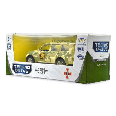 Машина Techno Drive Автомодель серии Шевроны Героев - Mitsubishi Pajero 4WD Tubro - 47 ОМБр (250361M) Винница - изображение 11