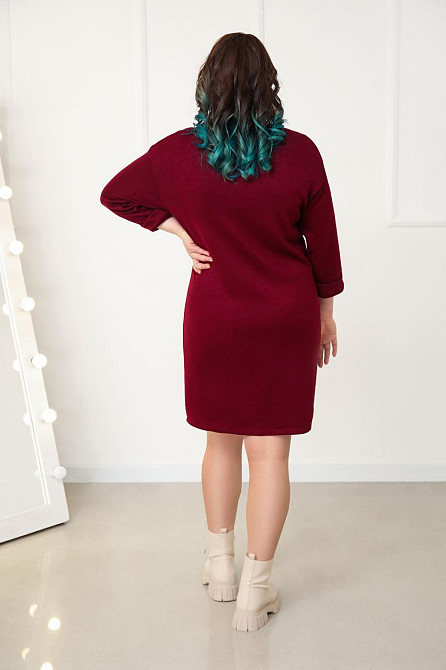 Теплое платье из двухсторонней ангоры 