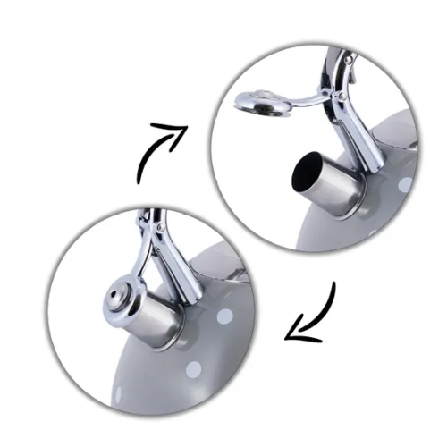 Чайник 3л нержавіюча сталь зі свистком з ручкою 