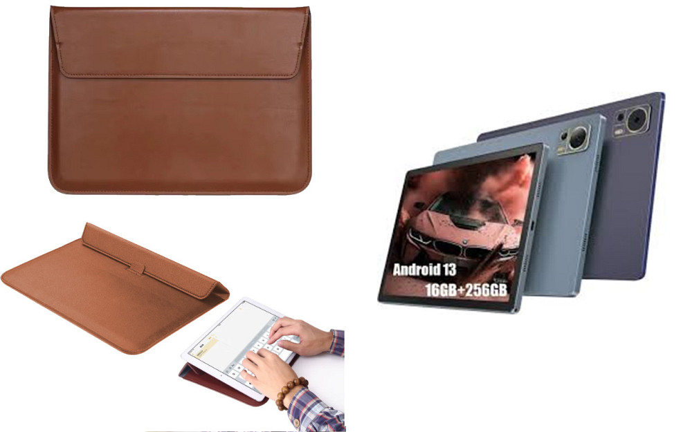 Чохол-конверт VitoCase для Ainuevo Tab S9, з функцією підставки для планшета Коричневий Київ - фото 1