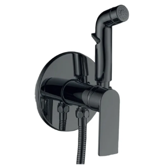 Змішувач для гігієнічного душу Haiba ALEX 002 (INNER) GRAPHITE вбудований графіт (HB9617) Чернівці