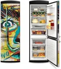 Холодильник Lodówka Vestfrost Art Collection Salvador Dali VR-FB373-2E2BM z dolnym zamrażalnikiem 190,1 cm Czarna Киев - изображение 1