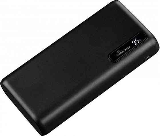 Внешний аккумулятор Mediarange 20000mAh 22.5W LED Screen PD3.0 + QC3.0 M756 (Black) Винница
