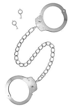Поножи Fetish Tentation Adjustable metal ankle cuffs Sex Aura Київ