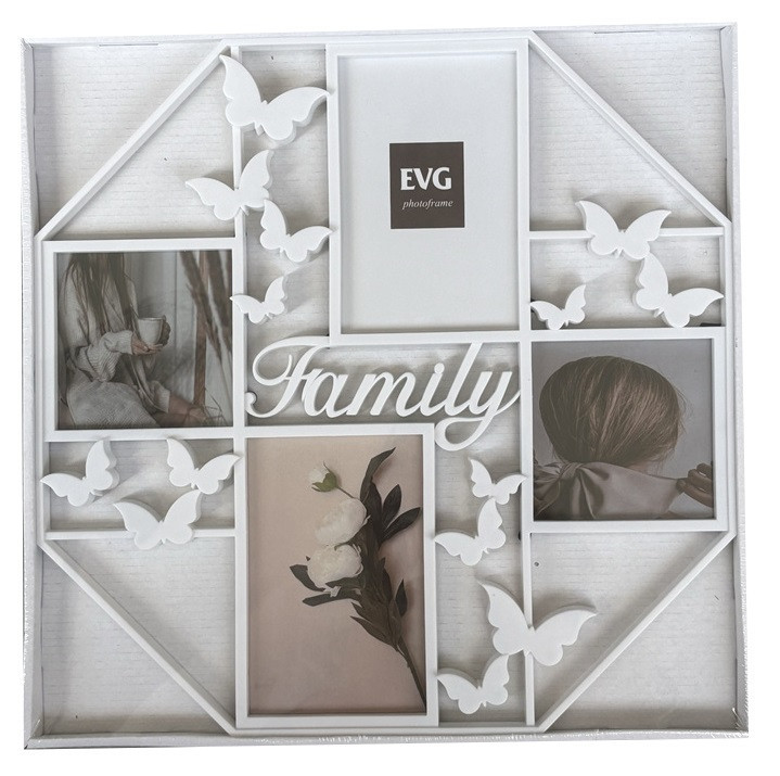 Мультирамка EVG INNO ZB-4-3636 WHITE COLLAGE 4 (6884587) Київ - фото 1