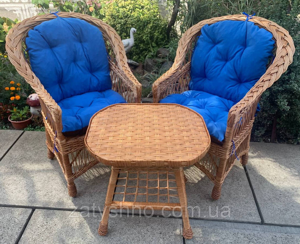 Плетені меблі з натурального матеріалу Київ - фото 1