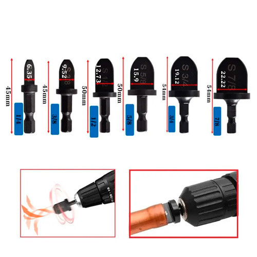 Набор расширителей медных труб 6шт с фаской, для шуруповерта Винница - изображение 2