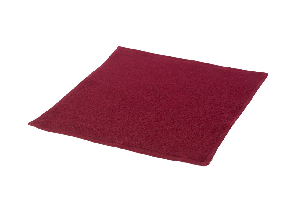 Салфетка махровая Ideal Textile 30х30 см 400 г/м2 (56860385) Бордовий Черновцы - изображение 2