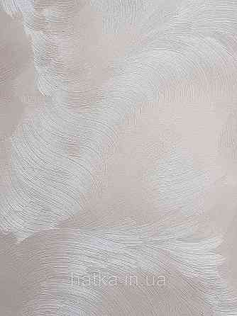 Обои виниловые на флизелине  Sintra Edelina под венецианскую штукатурку абстракция кофе с молоком серебро Киев