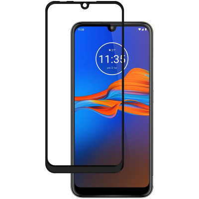 Стекло защитное PowerPlant Full screen Motorola Moto E6 Plus, Black (GL609413) Винница - изображение 1